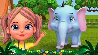 Hathi Dada Hindi Rhyme | Poems in Hindi | हाथी दादा | Hindi Nursery Rhymes | Little Treehouse India