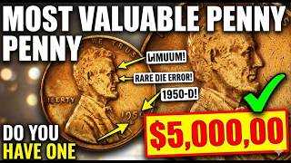 RARE 1950-D Wheat Penny Worth THOUSANDS? Hidden Errors & Million-Dollar Secrets You Must See!