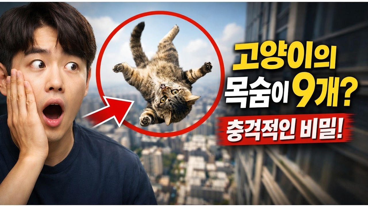 고양이에겐 목숨이 9개? 😼 사실은 우리가 모르는 '이 능력' 때문입니다!