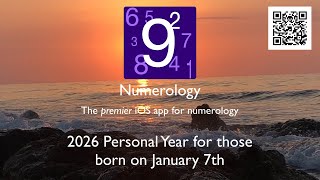 Numerology 2026 Personal Year Forecast for January 7th Birthday