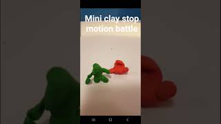 mini batalha stop motion #stopmotion
