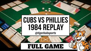 1984 Baseball Replay gm#2 Chicago Cubs at Philadelphia. September 4. Apba baseball Master game.