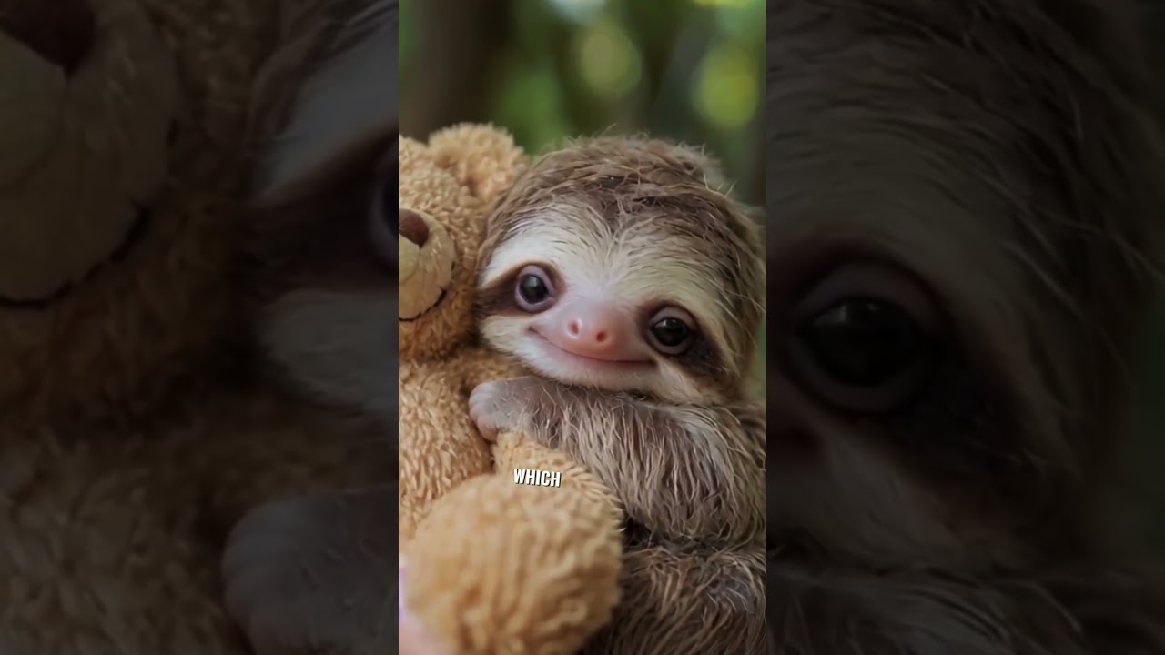 Watch How These Baby Sloths Learn to Hug!