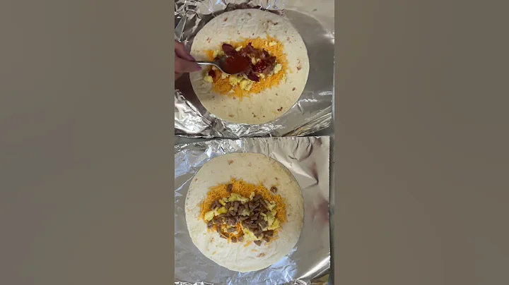 Make-Ahead Breakfast Burritos (Freeze-and-Reheat Breakfast Burritos) #shorts