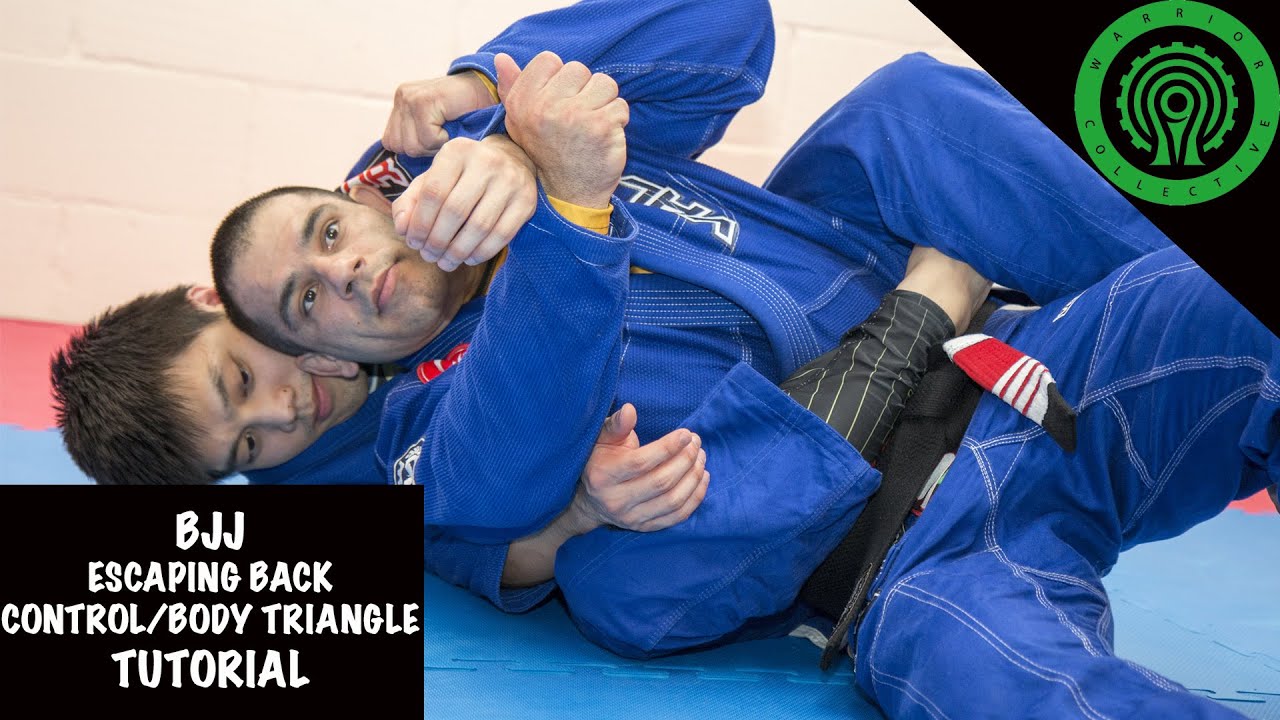 BJJ Escaping Back Control/Body Triangle Tutorial - YouTube