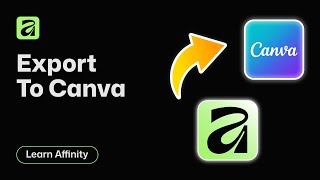 How to Export Design from Affinity directly to Canva