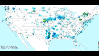 June 30, 2012 Storms: NWS Doppler Radar