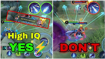 BEST USEFUL GUSION COMBO WHENYOU CHASE ENEMY!! | Gusion Tutorial ⚡⚡