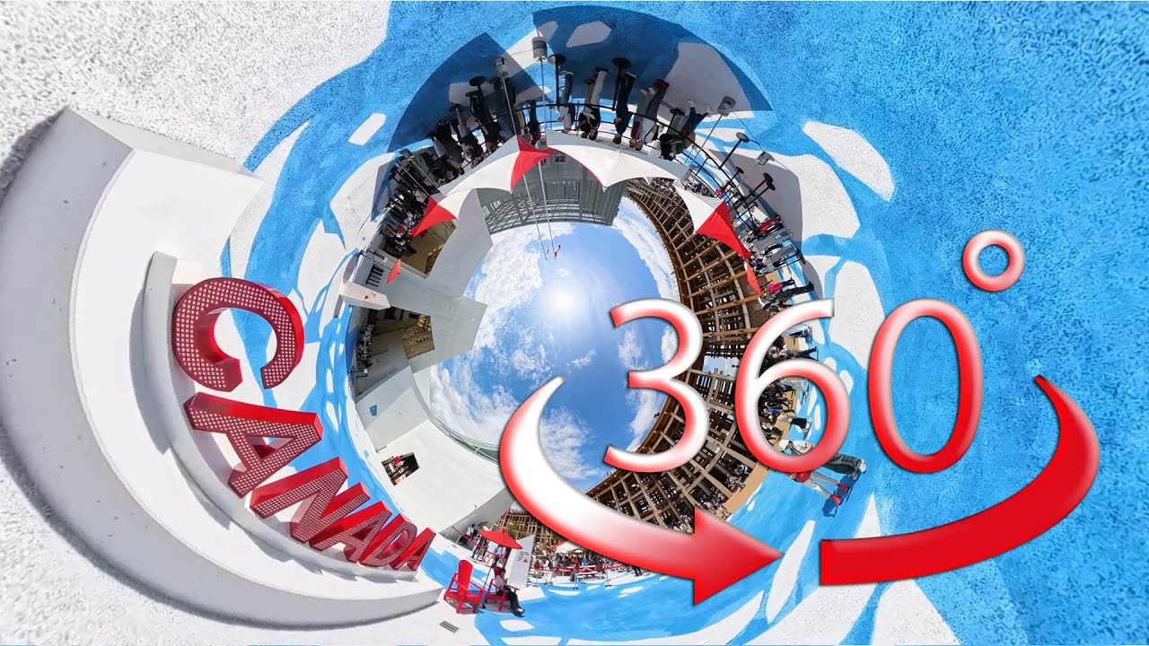 360度動画】＠EXPO2025「カナダパビリオン」 - YouTube