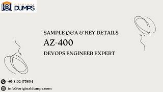 AZ-400 DevOps Engineer Expert | Sample Questions & Exam Overview