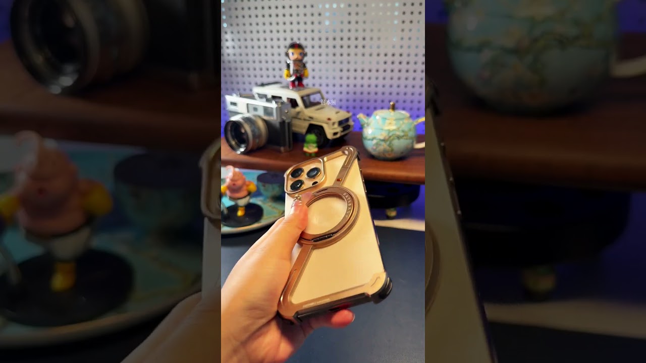 Apple 16pro borderless ultra-thin 360 reading magnetic stand case, full of design! 