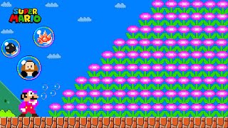 Can Mario Collect 999 Bubble Flowers in New Super Mario Bros.Wii?? | Game Animation screenshot 4