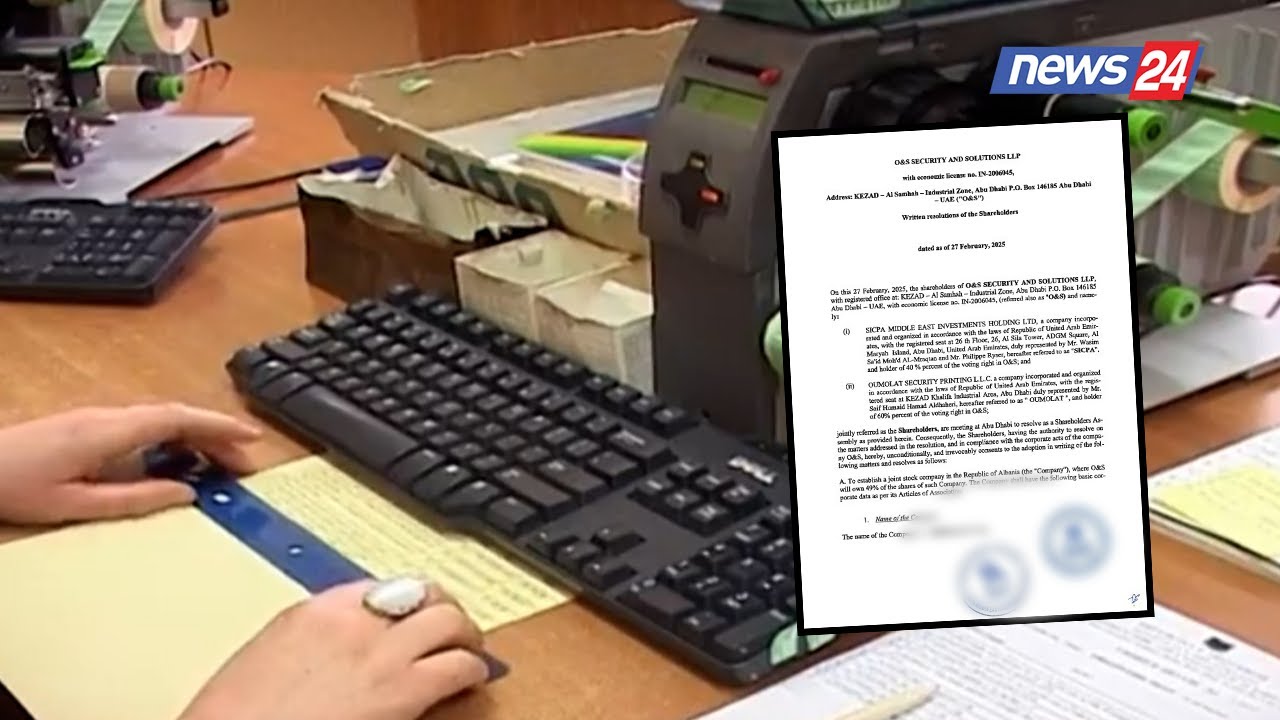 Shoqëria shqiptaro-arabe do prodhojë pullat fiskale, ish-koncencionari SICPA, aksioner