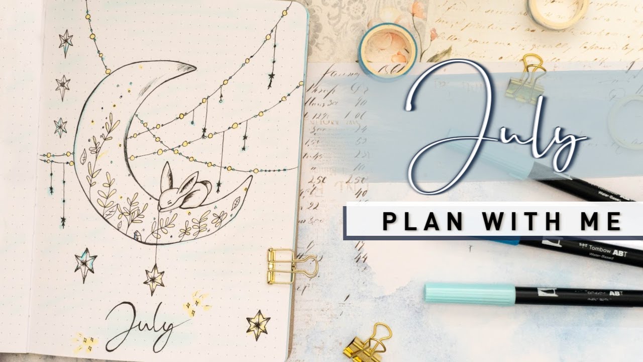 PLAN WITH ME | July 2021 Bullet Journal Setup ✨