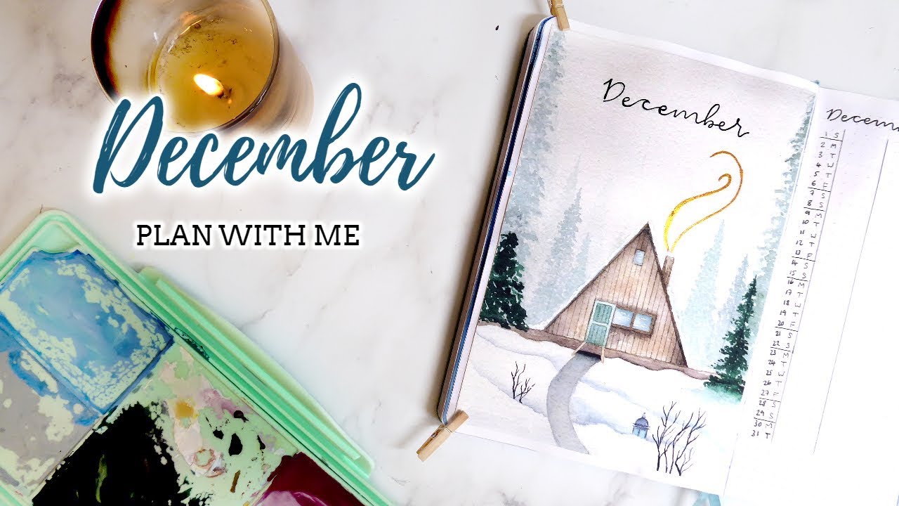 PLAN WITH ME: December 2019 Bullet Journal Setup