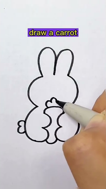 #draw #drawing #art Draw a rabbit with me