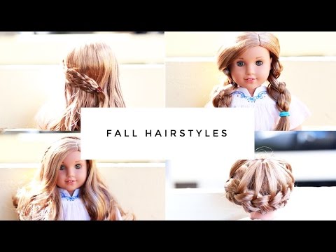 Simple Fun Easy American Girl Doll Hairstyles 2 Youtube