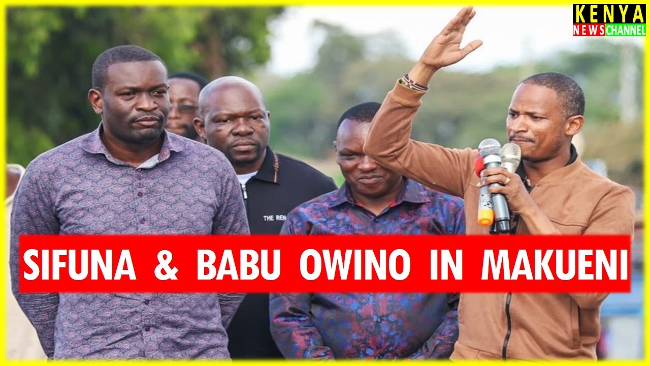 ODM Leaders supporting Ruto LECTURED Badly by Babu Owino with Sifuna at Makueni