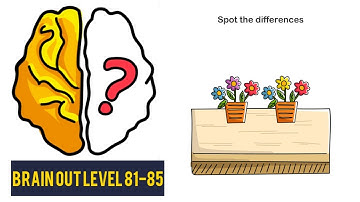 BRAIN OUT Level 81-85 Gameplay Walkthrough | Can you solve it? | Only Genius can solve this...