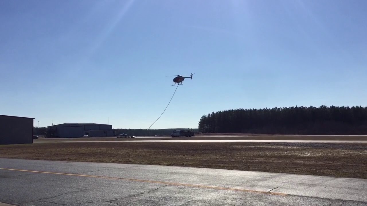 Saw helicopter landing YouTube