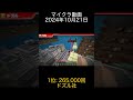 2024年10月21日 マイクラ動画ランキング 1位 ドズル社 