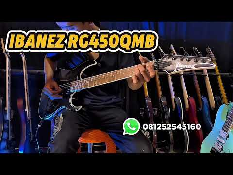 Електрогітара IBANEZ RG450QMB-TGB, видео 1