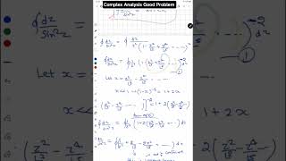 Complex Analysis Best Problem#net#gate#tifr#jest#physics#viral