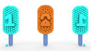 Learn Numbers with 3D Popsicle Extreme Visual Effect
