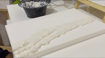 DIY Texture Paste Experiment | Can You Stop Plaster from Cracking?