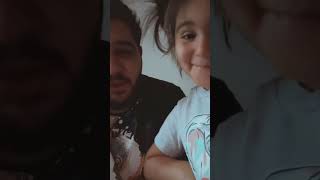 مريم تغني🎤مع ابوها محمد بشار مخصماك😍