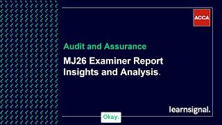 AA March/June 2026 Examiner Report