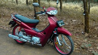 Modifikasi Wave Supra 110 Dana Pelajar  Modifikasi Pelajar