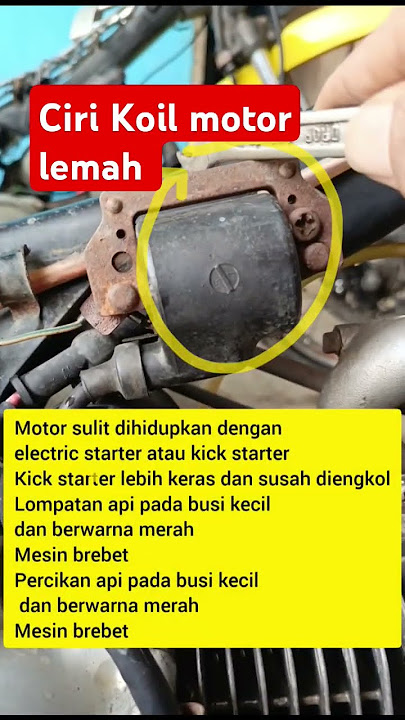 Characteristics of a weak motorcycle coil #ignition #cdicoil #suprax125