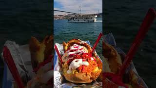 Most famous street foods in Istanbul turkey 😳😍🤩🫶🏻#istanbulturkey #reels #shortsfeed #viral