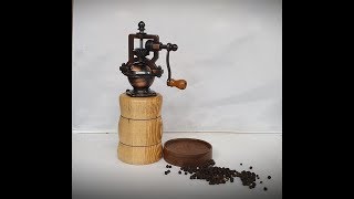 Maple Burl Antique Style Pepper Grinder