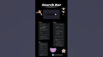 Search Bar with HTML and CSS #html #css #shorts #viral #short #shortvideo