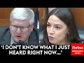 Glenn grothman asks questions about students of noneuropean backgroundsthen aoc reacts