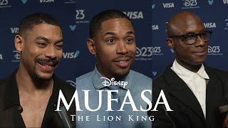 MUFASA THE LION KING Aaron Pierre, Kelvin Harrison Jr, Barry Jenkins & cast at D23 -August 9,2024 4K