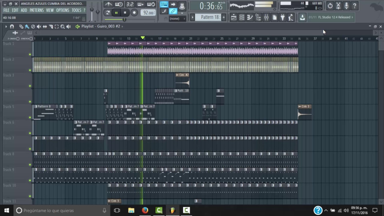 ANGELES AZULES CUMBIA DEL ACORDEÓN / FL STUDIO