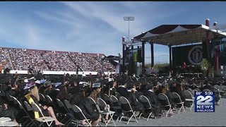 Thousands of students, loved ones gather at UMass for 2018 commencement