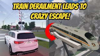 Greenville, Wisc Roblox l Train Conductor Crash DERAILMENT Escape Special Roleplay