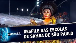Problema em carro da Dragões da Real atrasa desfile de escolas em SP | SBT Brasil (22/02/20)
