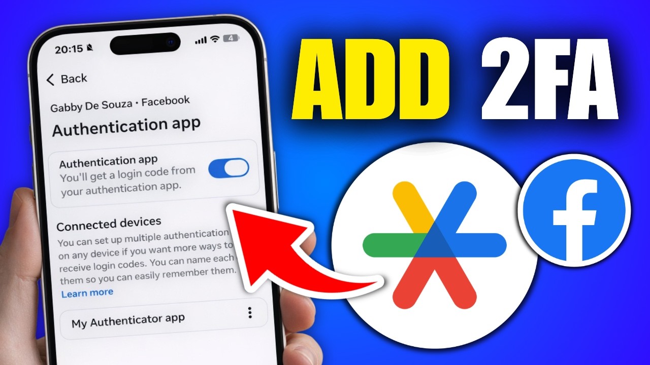 How To Add Facebook To Authenticator App - YouTube