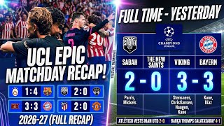 Details 🔥 BARCELONA COMEBACK! MAN UTD CRASH! BAYERN STUNNED! 😱⚽ | CHAMPIONS LEAGUE DRAMA Update