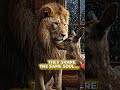 Unbelievable Miracle: Predator & Prey are Best Friends! ✨🦁#trending #shortsfeed
