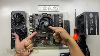 AMD Ryzen 5 3500X msi B450M PRO VDH MAX CORSAIR VENGEANCE EVGA GTX970 Gaming PC Build