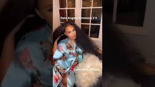 Angela Simmons Shows Off Her Curly Wavy Hair 😍🔥♥️ #angelasimmons