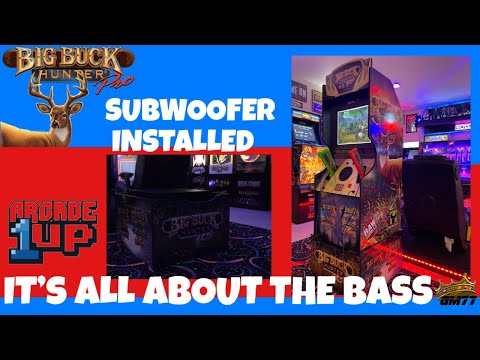 ARCADE1UP BIG BUCK HUNTER WITH A SUBWOOFER from GameMom77