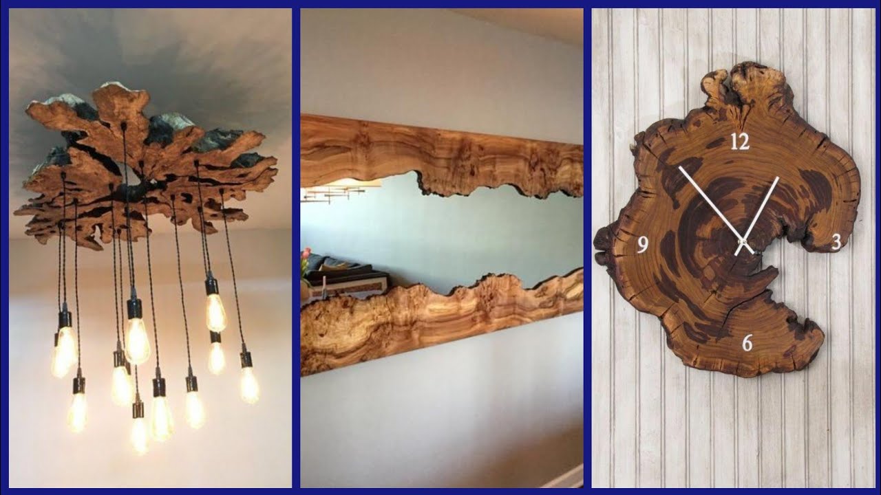Very beautiful unique Wood Craft decoration ideas for home decor - YouTube