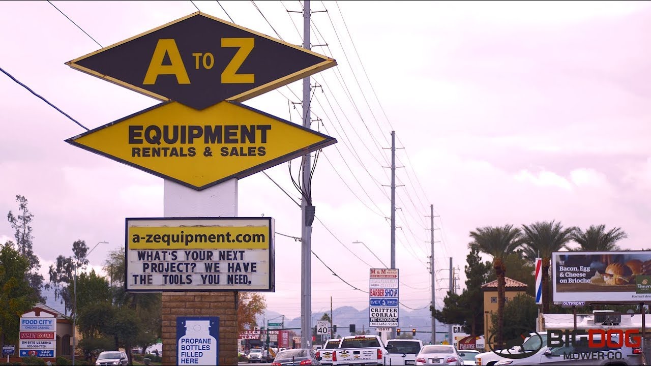 BigDog® Mower Co. Dealer Spotlight A to Z Equipment Rental & Sales in